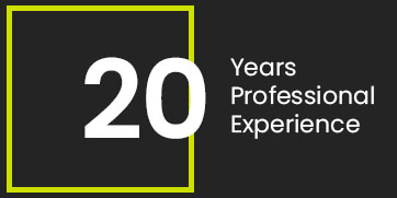 20 years of professional experience